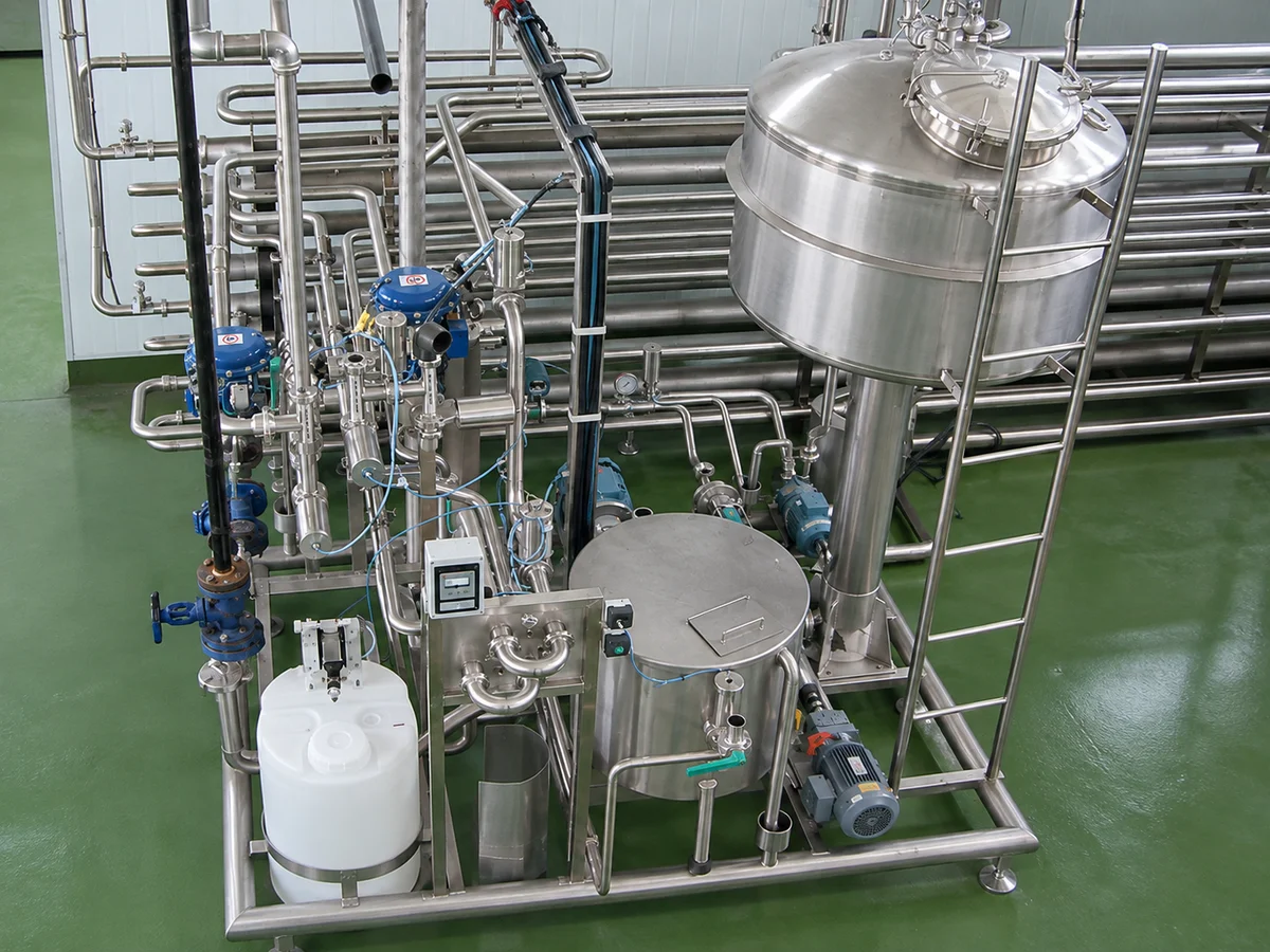 Heat Exchangers & Preheaters: Heat exchanger installed with feed balance vessels.