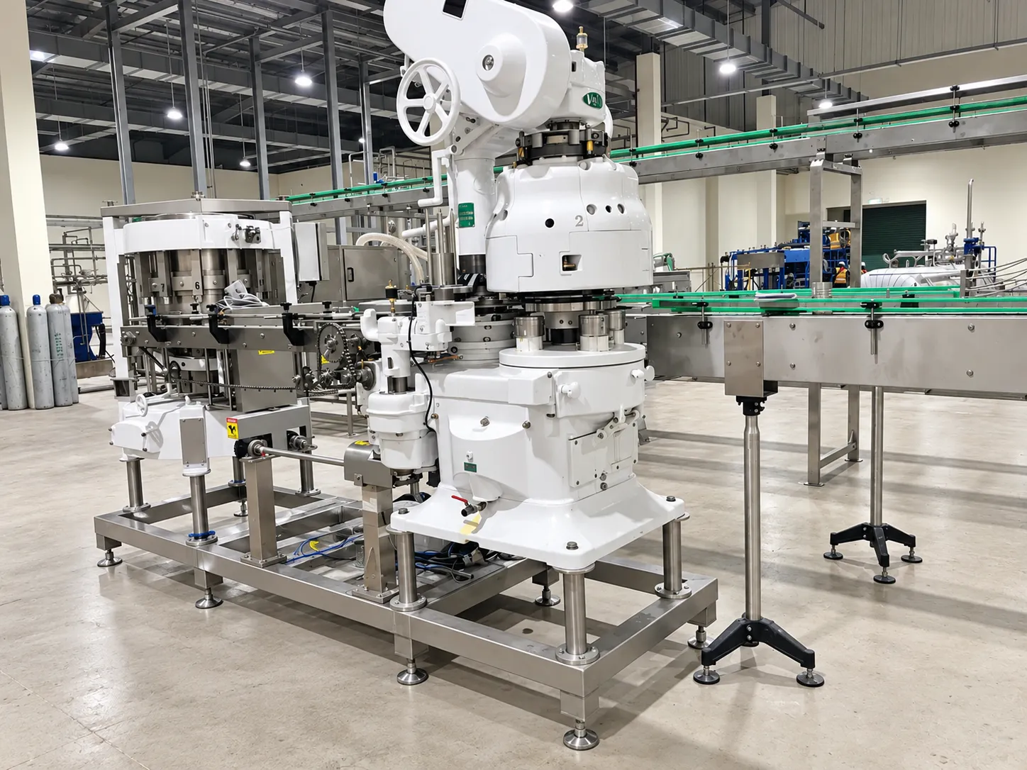 Can seaming equipment.