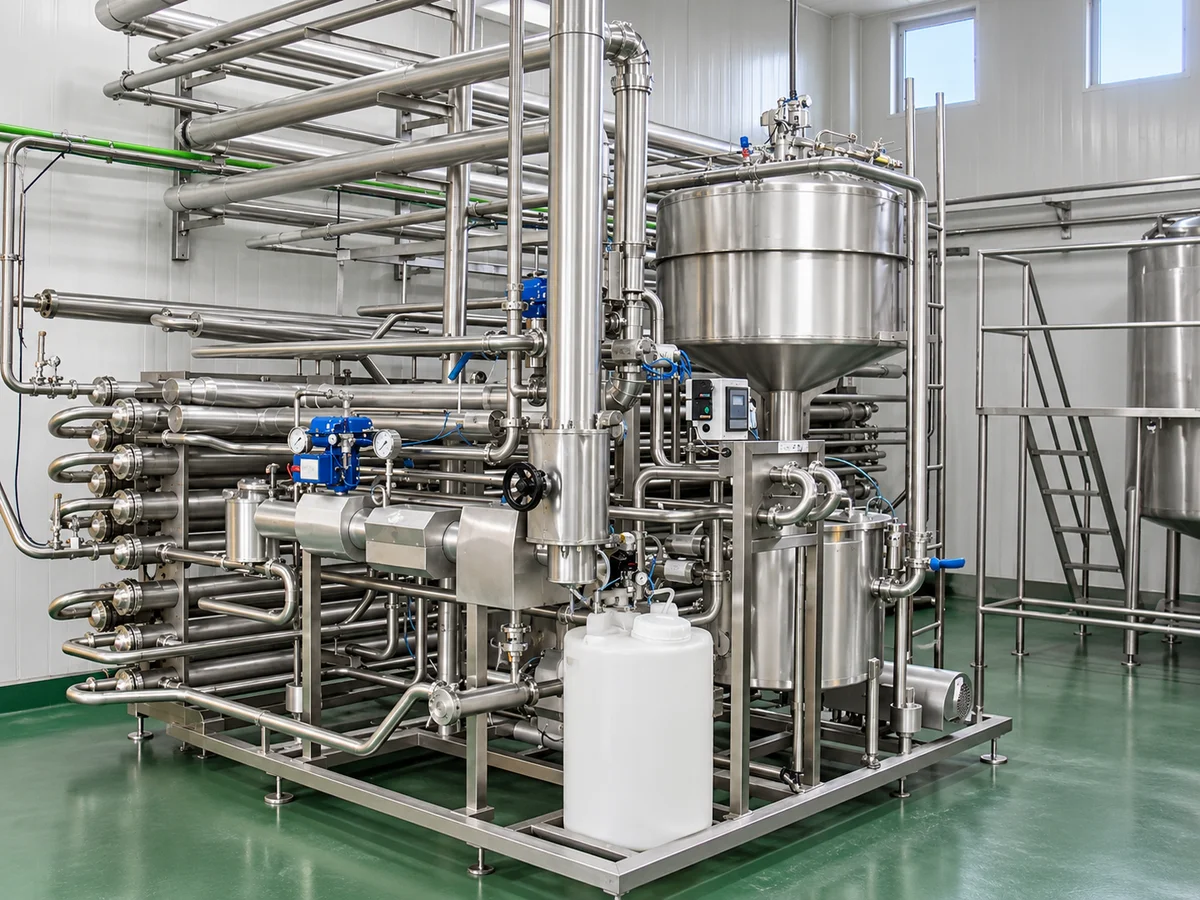 Pasteurization Systems: Alternative pasteurization installation.